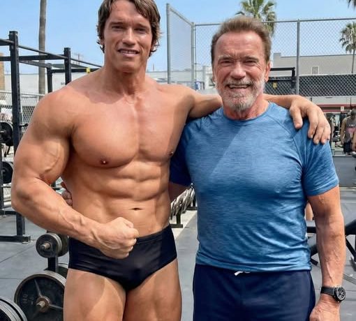 Arnold Schwarzenegger young and old pic Arnold Schwarzenegger's injury advice might surprise you!